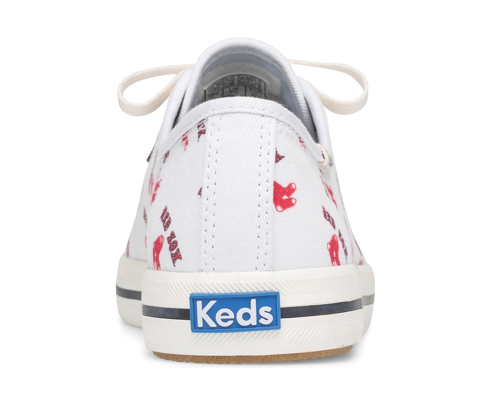 Keds Sneakers White/Red - Kickstart MLB® - Womens XDBLWT-039